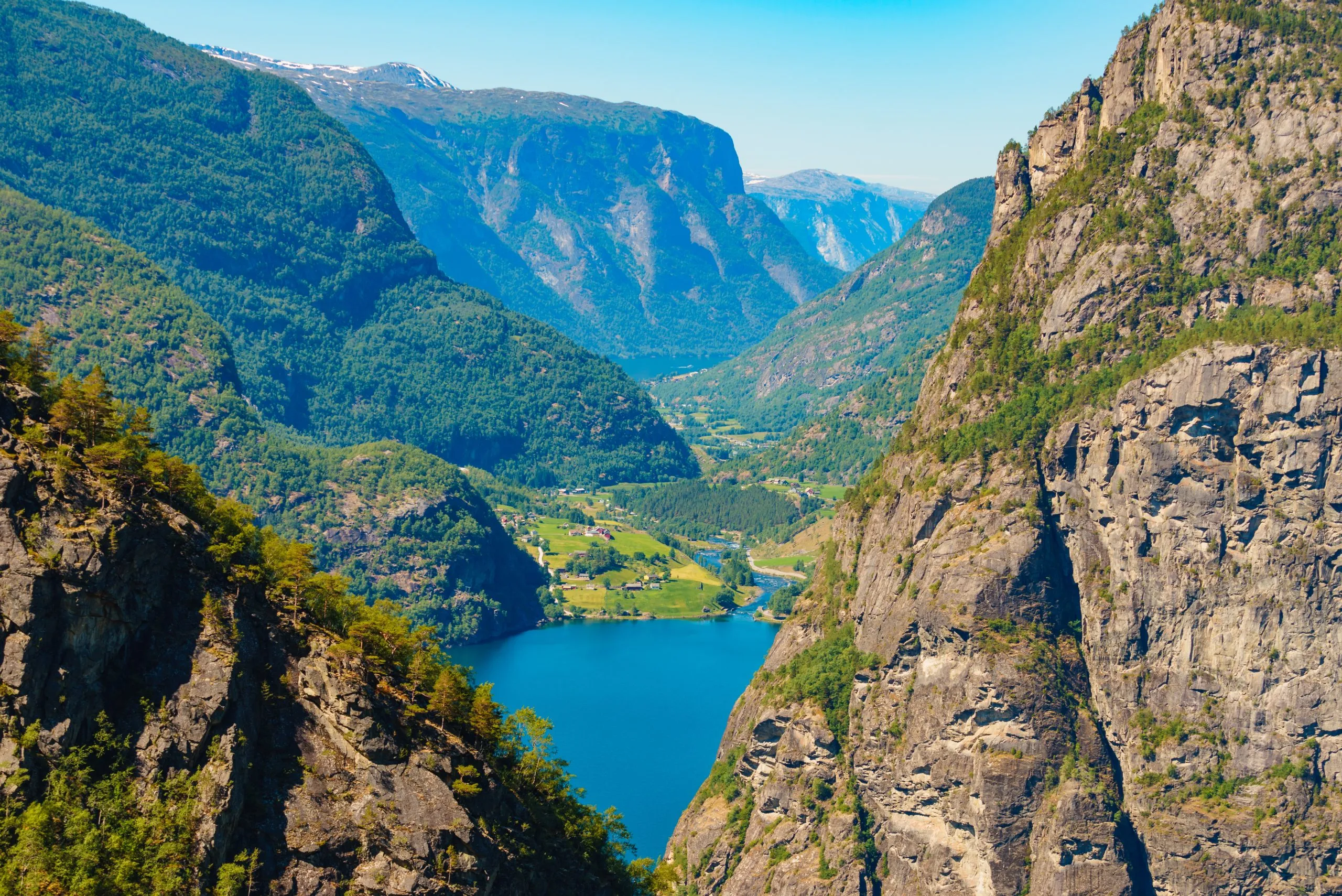 Het Vassbygdevatnet meer in Noorwegen